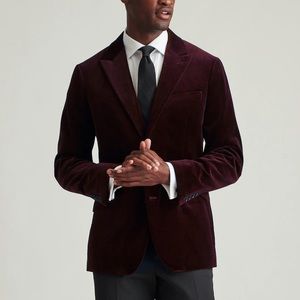 Bonobos burgundy blazer